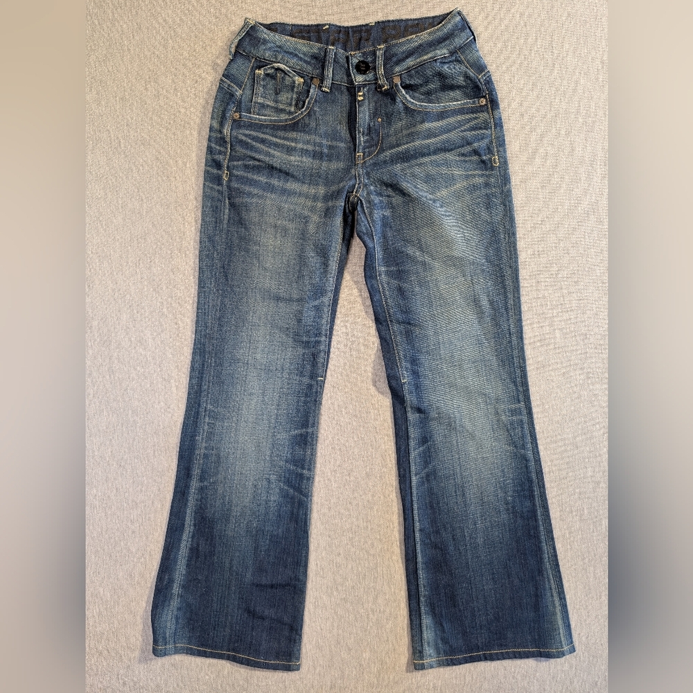 G-Star Women's Straight Leg Jeans in Faded Blue